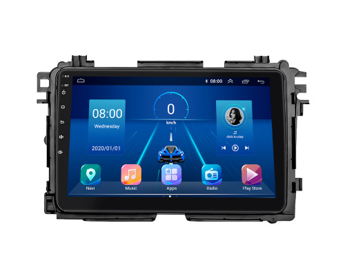 Штатная магнитола Lesko для Honda MN-V I 2021-н.в. экран 9" 4/64Gb 4G Wi-Fi GPS Top