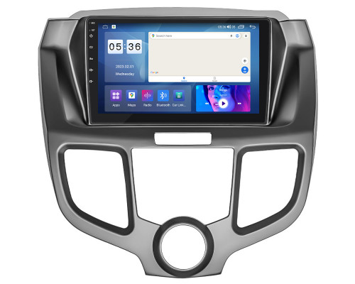 Штатная магнитола Lesko для Honda Odyssey III 2003-2008 экран 10" 2/32Gb CarPlay 4G Wi-Fi GPS Prime