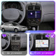 Штатная магнитола Lesko для Hyundai Accent II 1999-2012 экран 9" 4/64Gb CarPlay 4G Wi-Fi GPS Prime