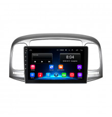 Штатная магнитола Lesko для Hyundai Accent III 2006-2011 экран 9" 2/32Gb Wi-Fi GPS Base