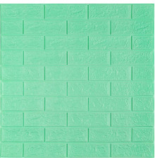 3D панель самоклеющаяся 700x770x5мм кирпич Мята (012-5) SW-00000148
