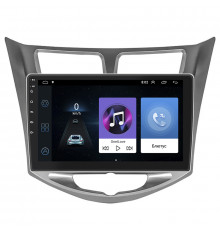 Штатная магнитола Lesko для Hyundai Accent IV 2010-2017 экран 10" 1/16Gb Wi-Fi GPS Base