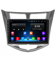 Штатная магнитола Lesko для Hyundai Accent IV 2010-2017 экран 10" 2/32Gb Wi-Fi GPS Base