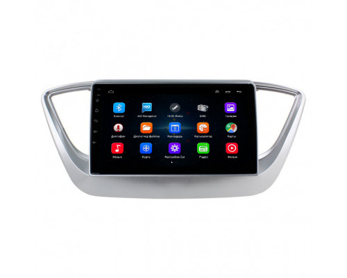 Штатная магнитола Lesko для Hyundai Accent V 2017-н.в. экран 9" 2/32Gb Wi-Fi GPS Base