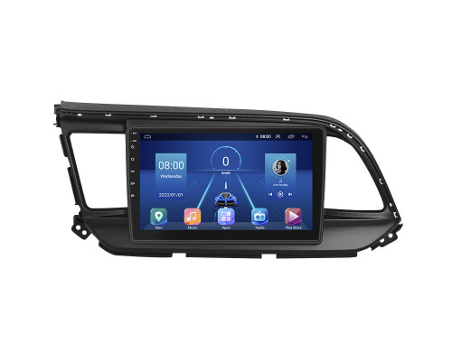 Штатная магнитола Lesko для Hyundai Avante AD 2018-2020 экран 9" 2/32Gb 4G Wi-Fi GPS Top