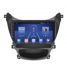 Штатная магнитола Lesko для Hyundai Avante V 2010-2015 экран 9" 6/128Gb 4G Wi-Fi GPS Top