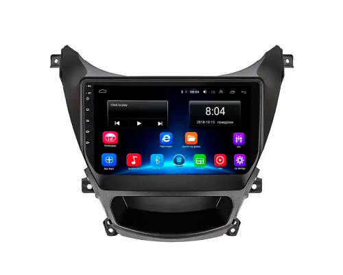 Штатная магнитола Lesko для Hyundai Avante V ver 2 2010-2015 экран 9" 2/32Gb Wi-Fi GPS Base