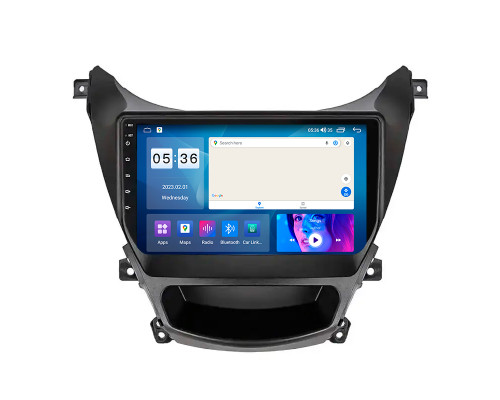 Штатная магнитола Lesko для Hyundai Avante V ver 2 2010-2015 экран 9" 4/64Gb CarPlay 4G Wi-Fi GPS Prime