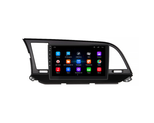 Штатная магнитола Lesko для Hyundai Avante VI 2015-н.в. экран 9" 1/16Gb Wi-Fi GPS Base