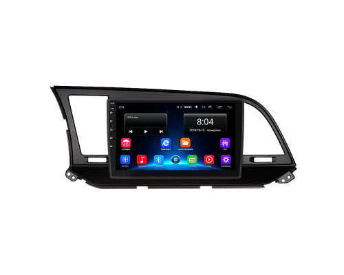 Штатная магнитола Lesko для Hyundai Avante VI с 9-дюймовым экраном и GPS