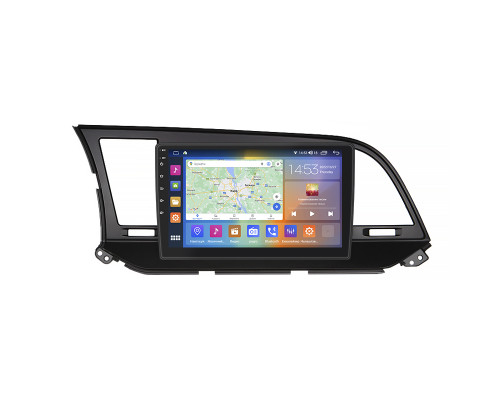 Штатная магнитола Lesko для Hyundai Avante VI 2015-н.в. экран 9" 4/64Gb CarPlay 4G Wi-Fi GPS Prime