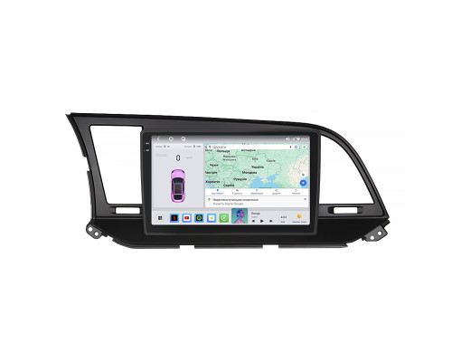 Штатная магнитола Lesko для Hyundai Avante VI 2015-н.в. с QLED экраном 9" и поддержкой CarPlay