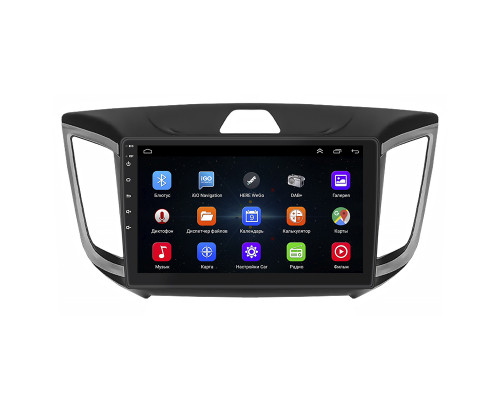 Штатная магнитола Lesko для Hyundai Creta I 2016-2020 с экраном 10" и Wi-Fi