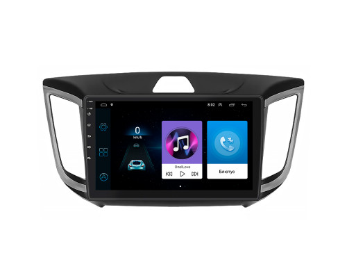Штатная магнитола Lesko для Hyundai Creta I 2016-2020 экран 10" 2/32Gb Wi-Fi GPS Base