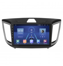 Штатная магнитола Lesko для Hyundai Creta I 2016-2020 с 10" экраном, 6/128Gb, 4G, Wi-Fi, GPS