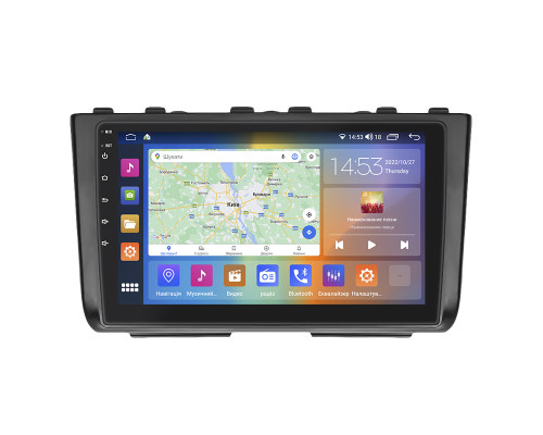 Штатная магнитола Lesko для Hyundai Creta II 2021-н.в. экран 9" 4/64Gb CarPlay 4G Wi-Fi GPS Prime