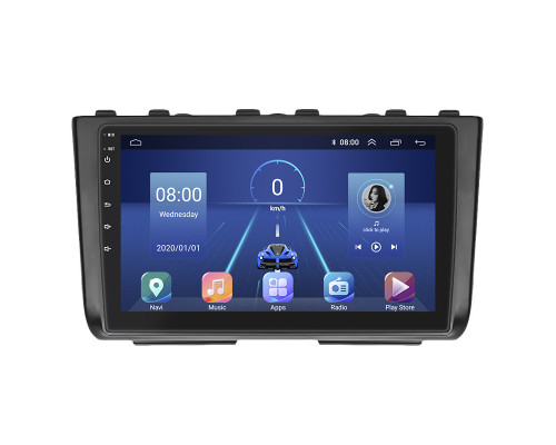Штатная магнитола Lesko для Hyundai Creta II 2021-н.в. экран 9" 4/64Gb 4G Wi-Fi GPS Top