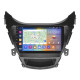 Штатная магнитола Lesko для Hyundai Elantra V (MD) 2010-2014 экран 9" 4/64Gb CarPlay 4G Wi-Fi GPS Prime