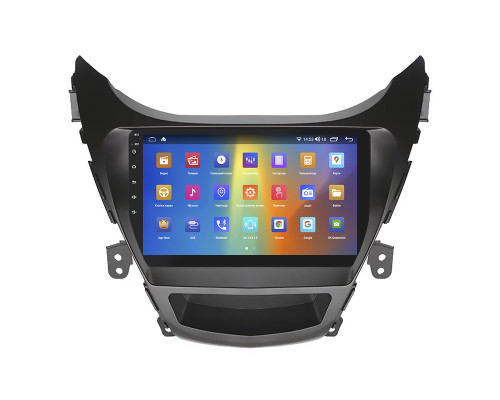 Штатная магнитола Lesko для Hyundai Elantra V (MD) 2010-2014 экран 9" 4/64Gb CarPlay 4G Wi-Fi GPS Prime