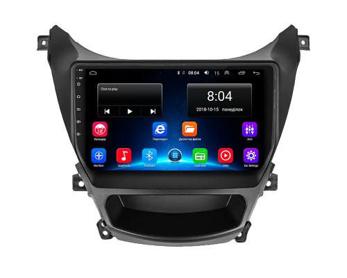 Штатная магнитола Lesko для Hyundai Elantra V (MD) Рестайлинг 2013-2016 экран 9" 2/32Gb Wi-Fi GPS Base