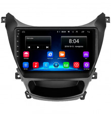 Штатная магнитола Lesko для Hyundai Elantra V (MD) Рестайлинг ver 2 2013-2016 экран 9" 2/32Gb Wi-Fi GPS Base