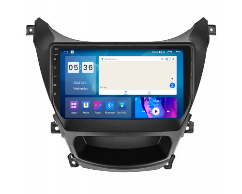 Штатная магнитола Lesko для Hyundai Elantra V (MD) Рестайлинг ver 2 2013-2016 экран 9" 2/32Gb CarPlay 4G Wi-Fi GPS Prime
