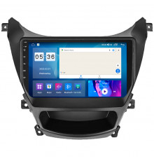 Штатная магнитола Lesko для Hyundai Elantra V (MD) Рестайлинг ver 2 2013-2016 экран 9" 4/64Gb CarPlay 4G Wi-Fi GPS Prime