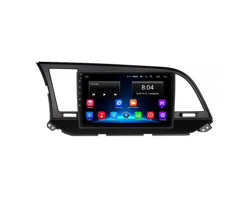 Штатная магнитола Lesko для Hyundai Elantra VI (AD) Рестайлинг 2018-2020 экран 9" 2/32Gb Wi-Fi GPS Base