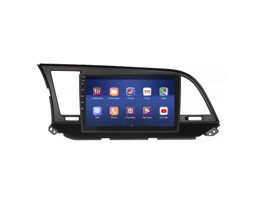 Штатная магнитола Lesko для Hyundai Elantra VI (AD) Рестайлинг 2018-2020 экран 9" 6/128Gb 4G Wi-Fi GPS Top