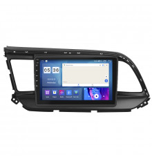 Штатная магнитола Lesko для Hyundai Elantra VI (AD) Рестайлинг ver 2 2018-2020 экран 9" 4/64Gb CarPlay 4G Wi-Fi GPS Prime