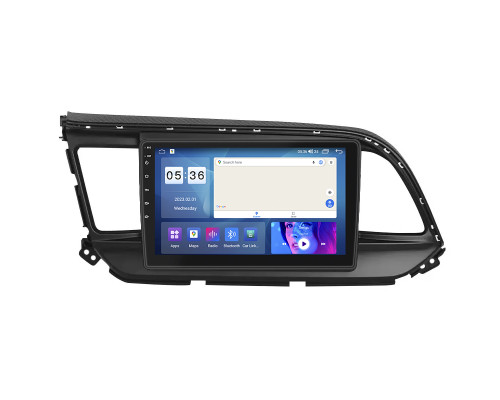 Штатная магнитола Lesko для Hyundai Elantra VI (AD) Рестайлинг ver 2 2018-2020 экран 9" 4/64Gb CarPlay 4G Wi-Fi GPS Prime