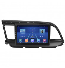 Штатная магнитола Lesko для Hyundai Elantra VI (AD) Рестайлинг ver 2 2018-2020 экран 9" 4/64Gb 4G Wi-Fi GPS Top