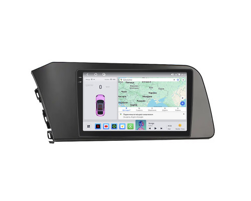 Штатная магнитола Lesko для Hyundai Elantra VII (CN7) 2020-н.в. экран 9" 4/64 QLED CarPlay 4G Wi-Fi GPS 360 Prime