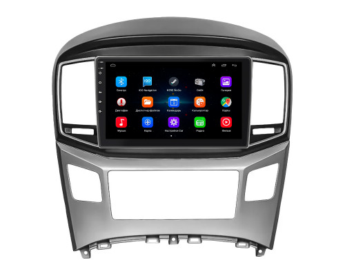 Штатная магнитола Lesko для Hyundai Grand Starex I Рестайлинг 2 2017-2021 экран 9" 1/16Gb Wi-Fi GPS Base