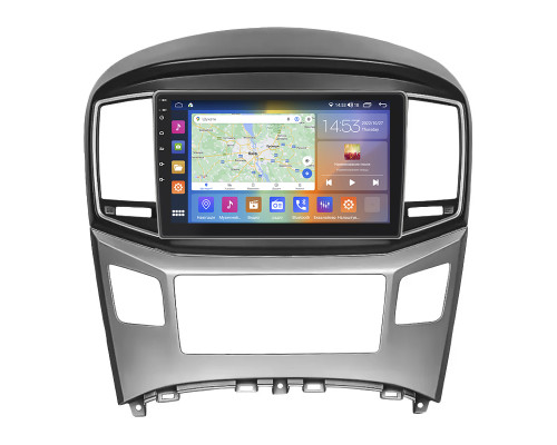 Штатная магнитола Lesko для Hyundai Grand Starex I Рестайлинг 2 2017-2021 экран 9" 4/64Gb CarPlay 4G Wi-Fi GPS Prime