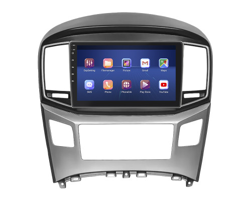 Штатная магнитола Lesko для Hyundai Grand Starex I Рестайлинг 2 2017-2021 экран 9" 6/128Gb 4G Wi-Fi GPS Top