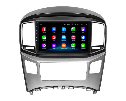 Штатная магнитола Lesko для Hyundai Grand Starex I Рестайлинг 2015-2018 экран 9" 2/32Gb Wi-Fi GPS Base