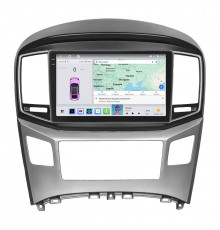 Штатная магнитола Lesko для Hyundai Grand Starex I Рестайлинг 2015-2018 экран 9" 4/64 QLED CarPlay 4G Wi-Fi GPS 360 Prime