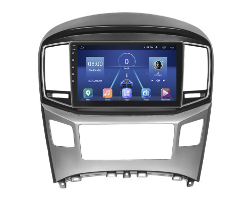 Штатная магнитола Lesko для Hyundai Grand Starex I Рестайлинг 2015-2018 экран 9" 4/64Gb 4G Wi-Fi GPS Top