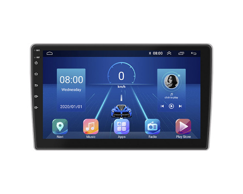 Штатная магнитола Lesko для Hyundai H-1 II 2007-2015 экран 9" 4/64Gb 4G Wi-Fi GPS Top