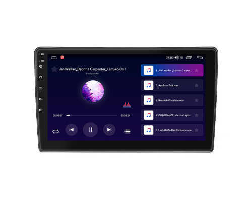 Штатная магнитола Lesko для Hyundai H-1 II ver 2 2007-2015 экран 9" 2/32Gb CarPlay 4G Wi-Fi GPS Prime