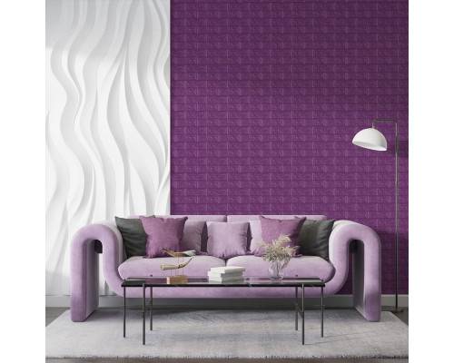 3D панель самоклеющаяся 700x770x5мм кирпич Фиолетовый (016-5) SW-00000150