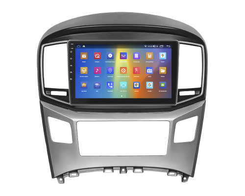 Штатная магнитола Lesko для Hyundai H-1 II Рестайлинг 2015-2018 экран 9" 2/32Gb CarPlay 4G Wi-Fi GPS Prime