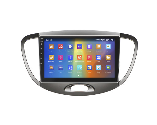 Штатная магнитола Lesko для Hyundai i10 I 2007-2013 экран 9" 2/32Gb CarPlay 4G Wi-Fi GPS Prime