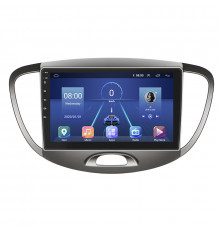 Штатная магнитола Lesko для Hyundai i10 I 2007-2013 экран 9" 4/64Gb 4G Wi-Fi GPS Top