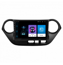 Штатная магнитола Lesko для Hyundai i10 II 2013-2016 экран 9" 1/16Gb Wi-Fi GPS Base