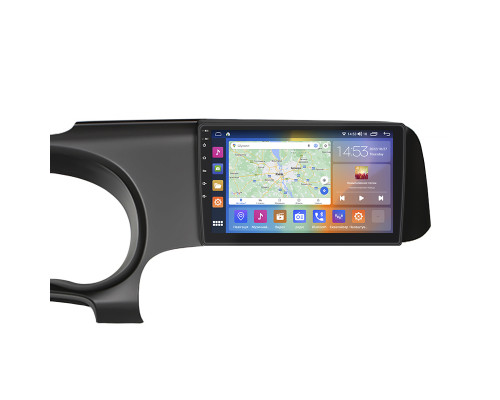 Штатная магнитола Lesko для Hyundai i10 III 2019-н.в. экран 9" 2/32Gb CarPlay 4G Wi-Fi GPS Prime