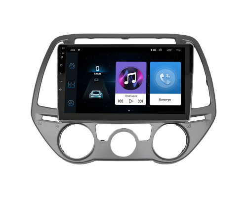 Штатная магнитола Lesko для Hyundai i20 I Рестайлинг 2012-2014 экран 9" 1/16Gb Wi-Fi GPS Base