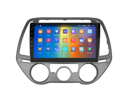 Штатная магнитола Lesko для Hyundai i20 I Рестайлинг 2012-2014 экран 9" 2/32Gb CarPlay 4G Wi-Fi GPS Prime