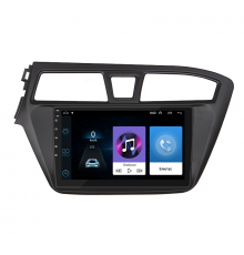 Штатная магнитола Lesko для Hyundai i20 II 2014-2018 экран 9" 1/16Gb Wi-Fi GPS Base